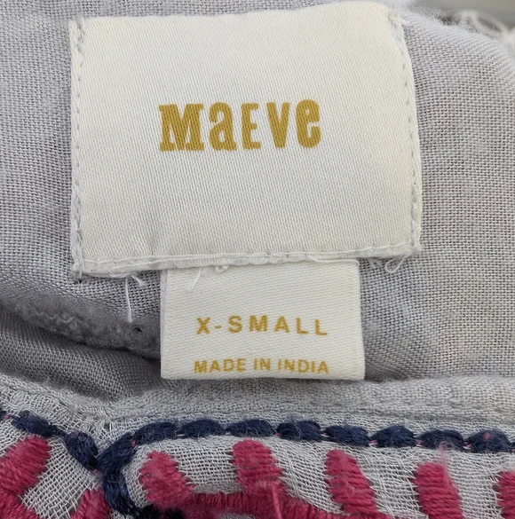 💘 Anthro Maeve Ruidoso Embroidered Dress - Picture 4 of 7